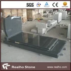Cheap G654 Impala Black Granite Tombstones As Polishing