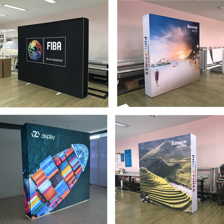 X Ft Portable Modular Pop Up Fabric Backdrop Display Trade Shows