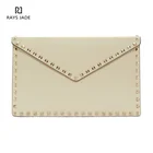 Stylish designer leather envelope lady evening clutch bags for women