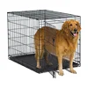 Cheap china double door free dog cages and crates (36''42''48'')