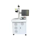 desktop 20 watt Optical Fiber Laser marking engraving machine for metal Plastic