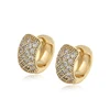 98537 Xuping new arrival fashion 14k solid gold plated jewelry zirconia earings for women