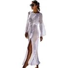 2019 new Hot Sale long Cover Ups Bikini jacket cardigan knitwear beach dress beachwear