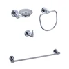 4 Pcs Brass Chrome Finished Hotel Bathroom Accessories Set