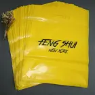 Die Cut custom logo any color recycled packaging plastic bag with Handle