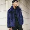 Faux Fluffy men winter faux fur jacket With Great Price