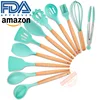 Amazon Kitchenware 11pcs cooking tools utensils silicone utensils set
