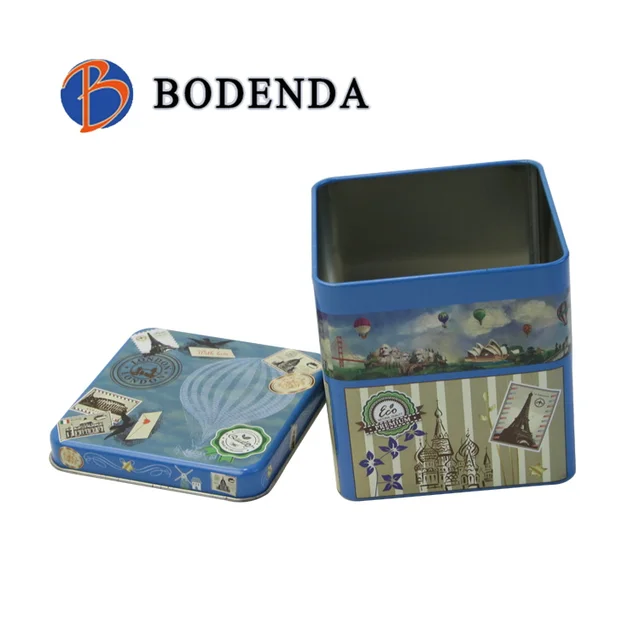 factory direct sale metal boxes gifts food tin box packaging