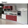 Sammys New Fashion Design Kitchen Red and White Kitchen Cabinet