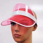 Plain Visor Custom Plastic Pink Sun Visor Cap