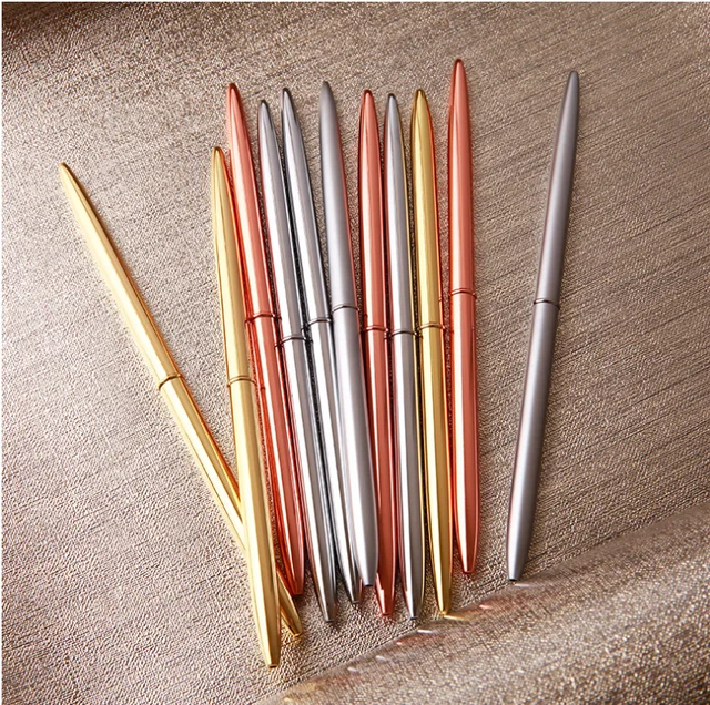 novelty gift creative rose gold gold metal ballpoint pen with