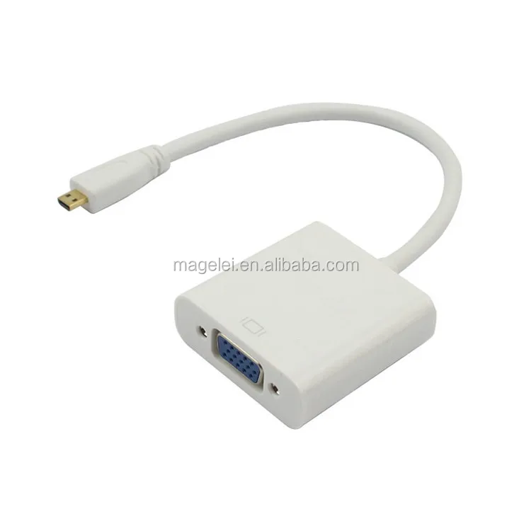 The High Quality Micro HDMI Male to VGA Female Video Cable Converter Adapter for HDTV - ANKUX.COM