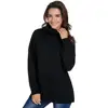 Wholesale Long Sleeves Turtleneck Sweater Women Cardigan