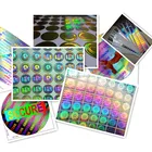 25/50mic Printable hologram PVC/PET self adhesive holographic film