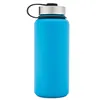 40 oz Stainless Steel Water Bottle, Flask Insulated Double Walled Vacuum Thermos, Wide Mouth bouns Protective Pouch/Carry Cover