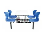 Cheap School Canteen Room Folding Dining Table Metal Cafeteria Table For Sale