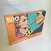 Creat a customized large 500 piece cardboard brain teaser jigsaw puzzles toys made from your picture