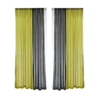 fashion wholesale luxury plain dye woven polyester fabric for curtain linen names