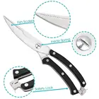Multi Purpose Spring Loaded Poultry Shears, Chicken Bone Scissors For Cutting Bone