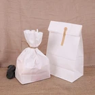 Recyclable Food Bag Chicken Fast Food Paper Bag Takeout Bread Pancake Fried Chicken Paper Bag Wholesale
