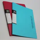 A4-30P File Folders clear book with inner bag&your own color/coloring clear books/coloring file folders