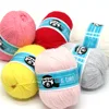 COOMAMUU Wholesale Hand Knitting Soft Mink Cashmere Yarn soft Thread For Crochet Sweater Scarf Warm Home Sewing Supply Yarn