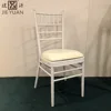 White Aluminum Alloy Hotel Banquet Restaurant Wedding Chair