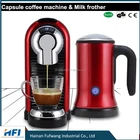 Capsule coffee making machine with milk frother for Nespresso capsule