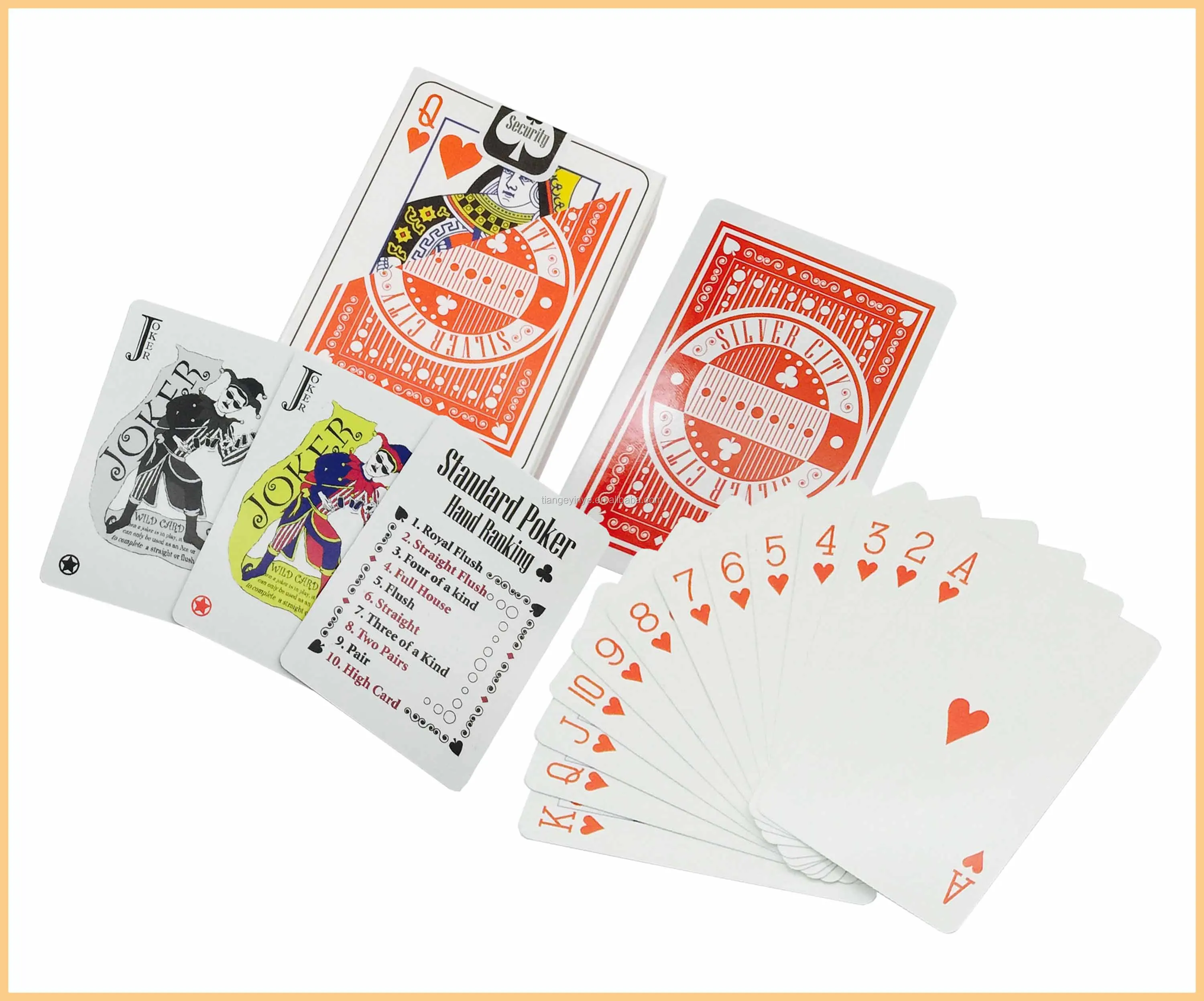Custom Printing Paper Playing Cards Poker Cards Buy Paper Playing