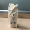 Reusable Stand Up Plastic Custom Liquid Fruit Juice Drink Packaging Spout Pouch Bag / Juice Doypack With Spout Cap