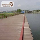 Teak WPC Board Solid Building Material Durable Wood Plastic Composite Decking Flooring