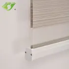 Cordless motorized day night fabric zebra shade automatic cheap window zebra blinds