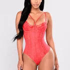 Lingerie for Women Teddy One Piece Lace Babydoll Bodysuits For Women