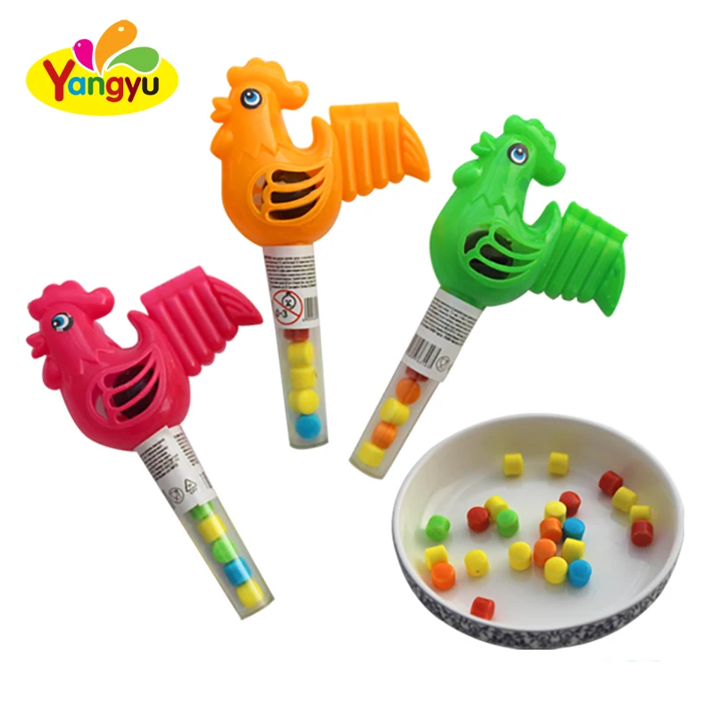 Funny Design Children Cartoon Chicken Tray Toy with Candy