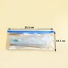 Wholesale PVC Travel Kit Toothbrush Packing Bag Flat PVC Plastic Zipper Bag