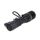 Zoom Flashlight Rechargeable AAA Battery Rechargeable Military Zoom LED Flashlight