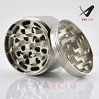 Chromium Crusher 2.5 Inch 4 Piece Tobacco Spice Herb Grinder - Gun Metal
