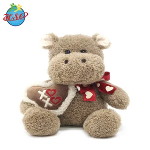 promotional gifts cute plush animals hippo stuffed plush toy