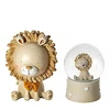 Money Bank Piggy Bank Coin Box and Musical Snow Globe Baby Gift Set Lion for children