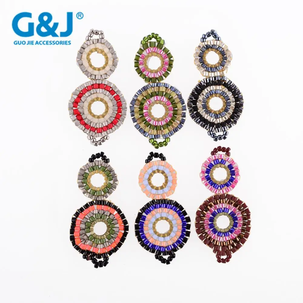 guojie brand wholesale holiday decorative crystal DIY glass beads decoration accessories pendant
