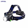 Ultra Bright XML T6 LED Headlight Zoomable 3 Modes Head Flashlight Torch with Rechargeable Batteries and Charger, Great for Camp