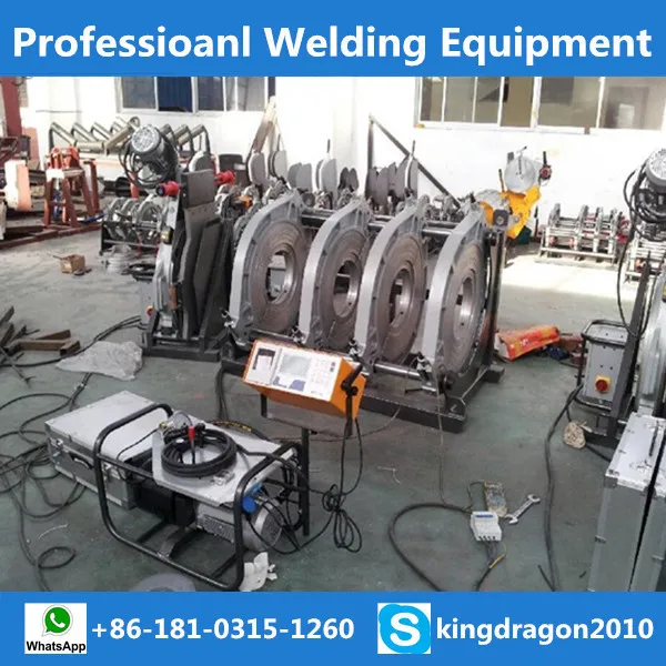 skc-b160/50ms fusion butt welding 160 mm hdpe pipe welder / poly