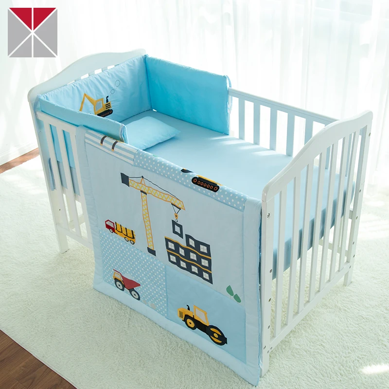 baby blue crib