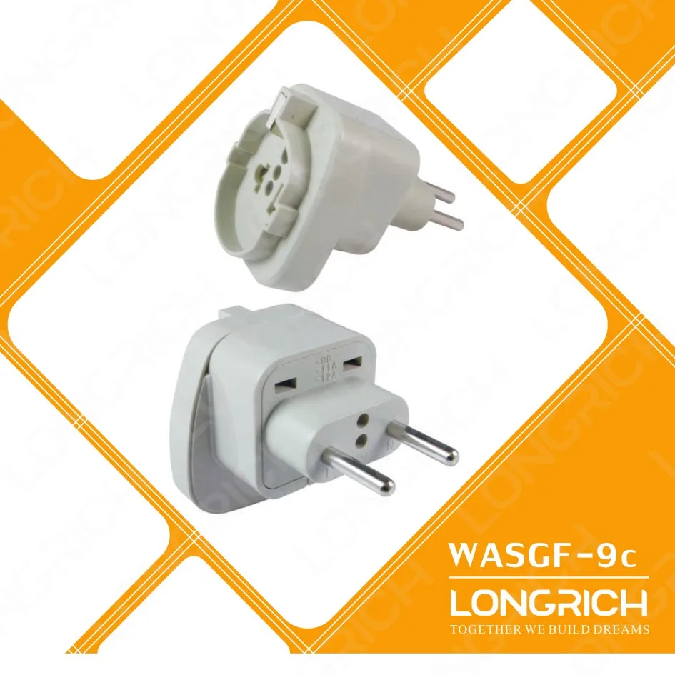 WASGF-9c Universal france electrical power plug,quality suppliers internet connection plug