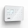 APP multi language LCD touch keypad WIFI GSM Wireless home Security alarm system with fire/smoke alarm