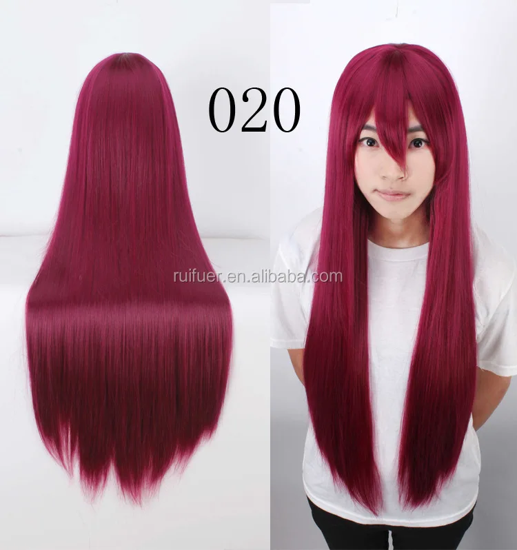 Peluca De Cosplay Para Mujer Larga Lisa De 32 Pulgadas 80cm Resistente