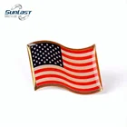 Sunlast custom metal lapel military button pin badge