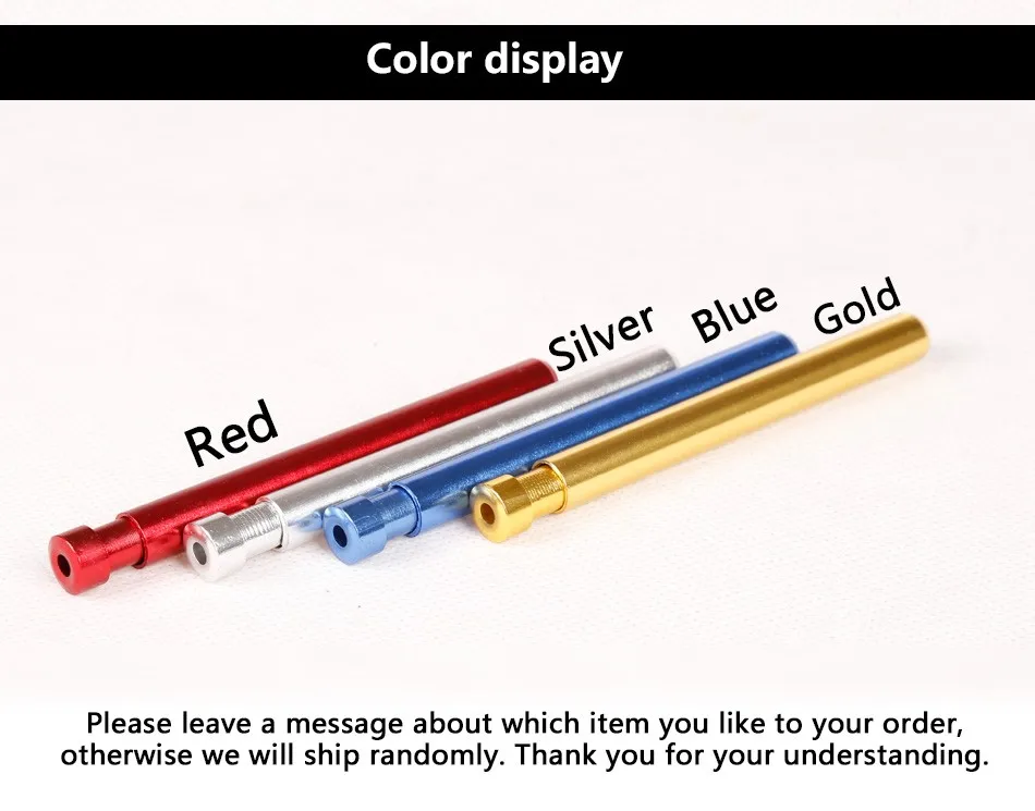 smokingpipe,hosepipeban multi colors length 82mm mini metal spring smoking pipe ladies