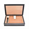 Custom Luxury Spanish Cedar Empty Wooden Cigar Humidor Box for Sale