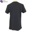 clothing manufacturers Adults Age Group cut and sew Lycra O neck Anti pilling black tshirt for Sale